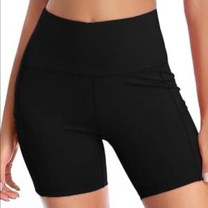 Black Biker/Yoga Shorts